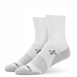 Womens Compression Socks Tommy Copper White No Show Large Stretch Cushioned Zinc